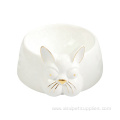 Wholesale Custom Fancy Dog Puppy Ceramic Pet Bowl